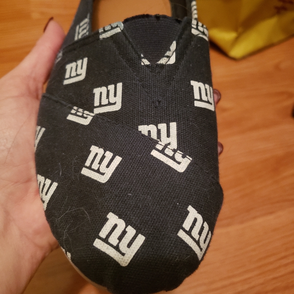 Black Slip-On Shoes with White Logo